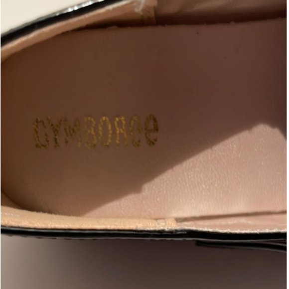 Gymboree Toddler Girl's Black Patent Ballet Flats with Velvet Bow Size 8 - Picture 5 of 9